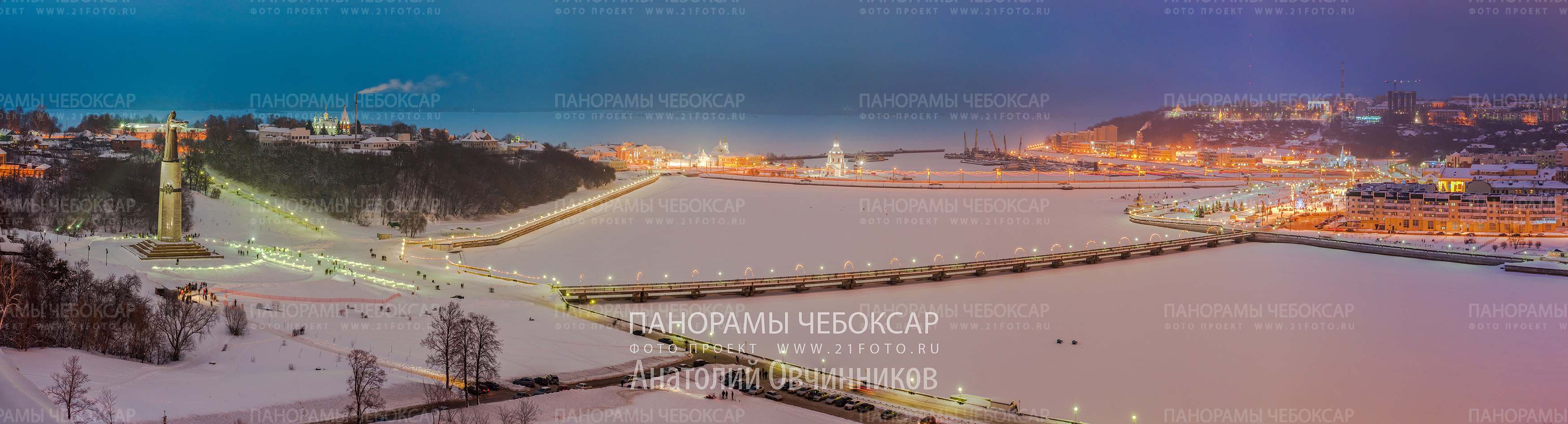 Дорога к храму зимой