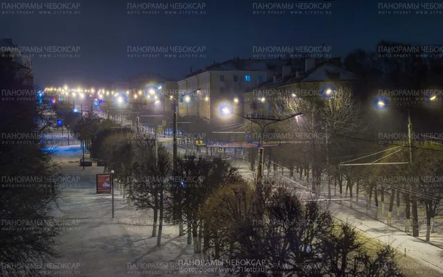 Снежный проспект Ленина