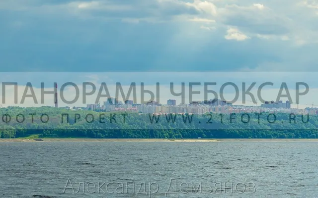 Северо-западный район Чебоксары летом