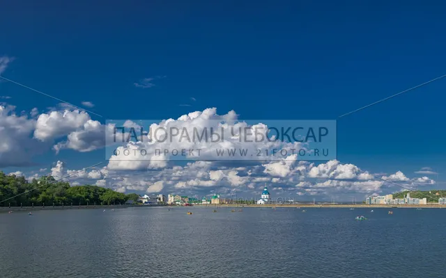 Дорога к храму, Чебоксарский залив летом