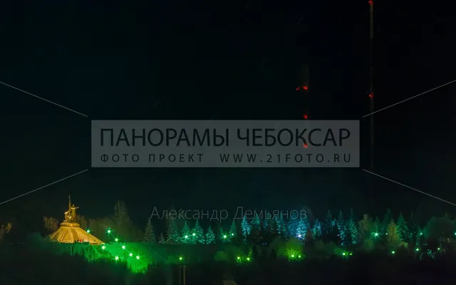 Монумент Воинской Славы зимой