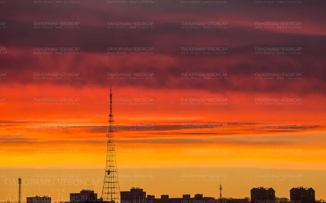 Рассвет поздней осенью 2
