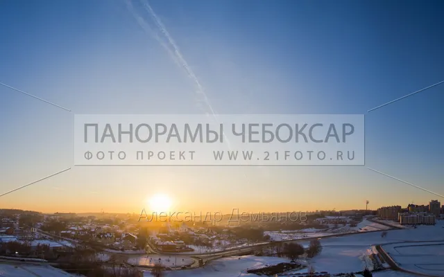 Фото Чебоксар, Закат на Богданке