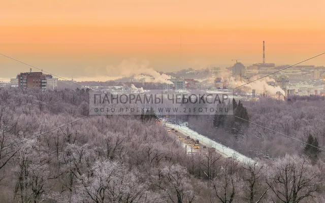 Рассвет в центре города