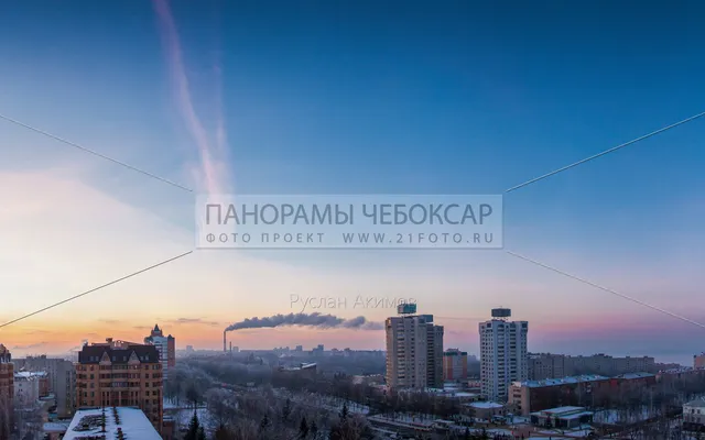 Московский проспект на закате