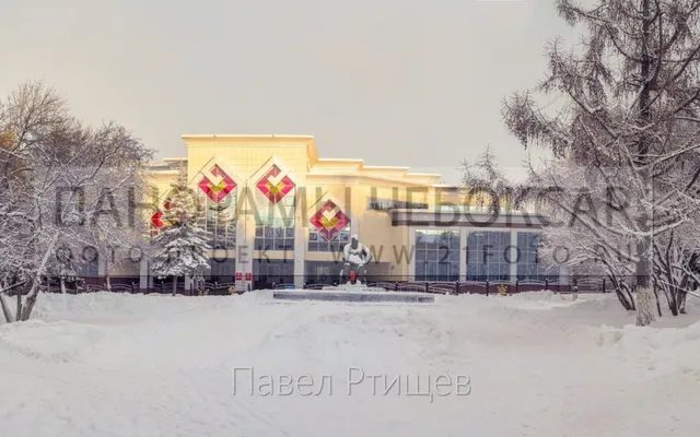 Сквер зимой