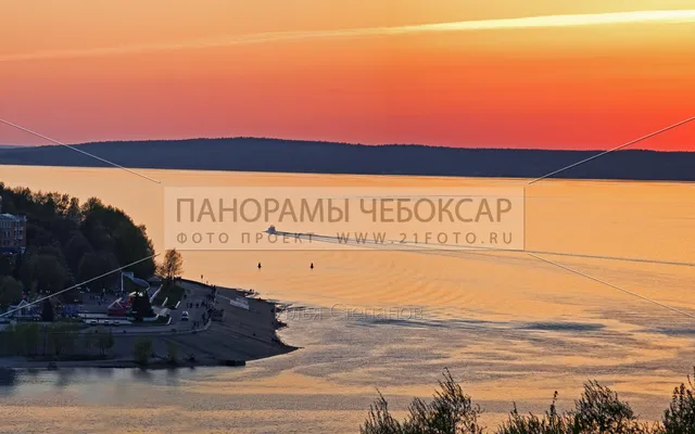 Закат за Волгой — Илья Степанов — Чебоксары