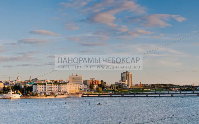 Фото панорама залива в Чебоксарах 1