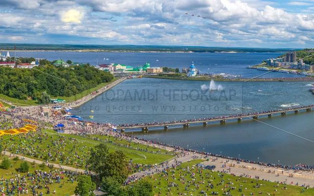 Стрижи над Чебоксарским заливом летом 2015