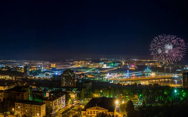 Салют в день города с ЖК Олимп
