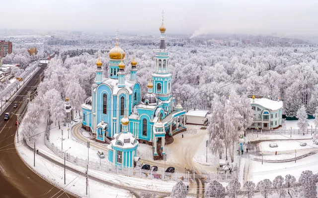 Покровско-Татианинский собор. Снежная зимима 2018