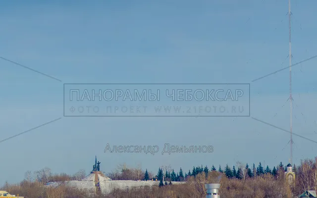 Утраченный Чебоксарский вид на парк победы Зима 2013