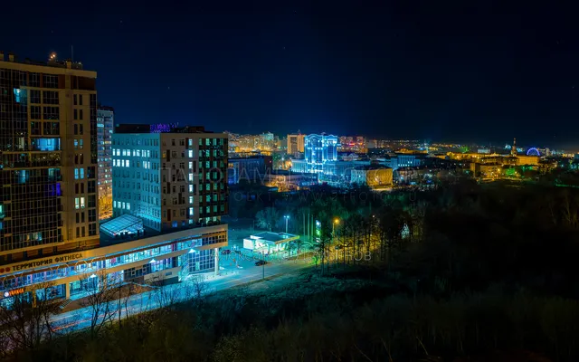 Центр Города Чебоксары ранней весной 2019
