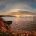 Фото Волжская бухточка на закате летом