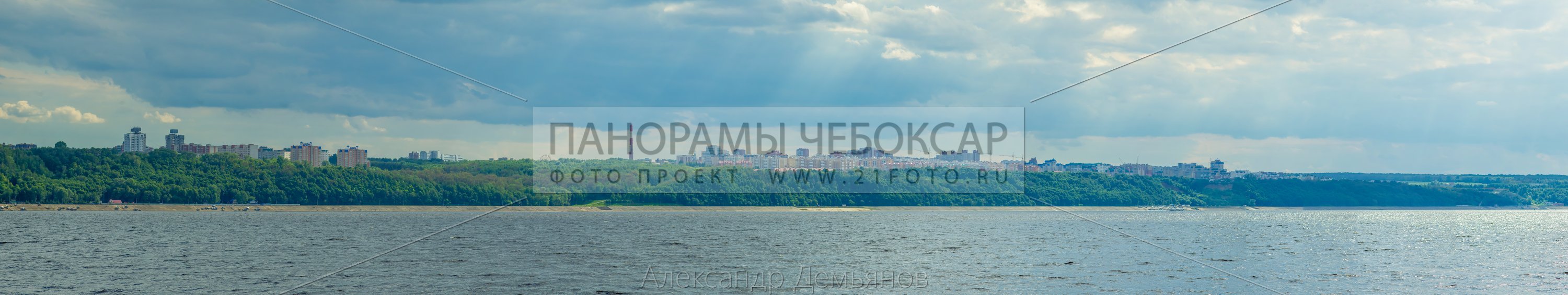 Северо-западный район Чебоксары летом