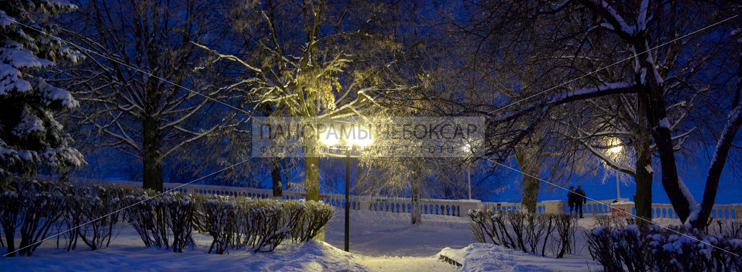 Набережная зимой — Илья Степанов — Чебоксары