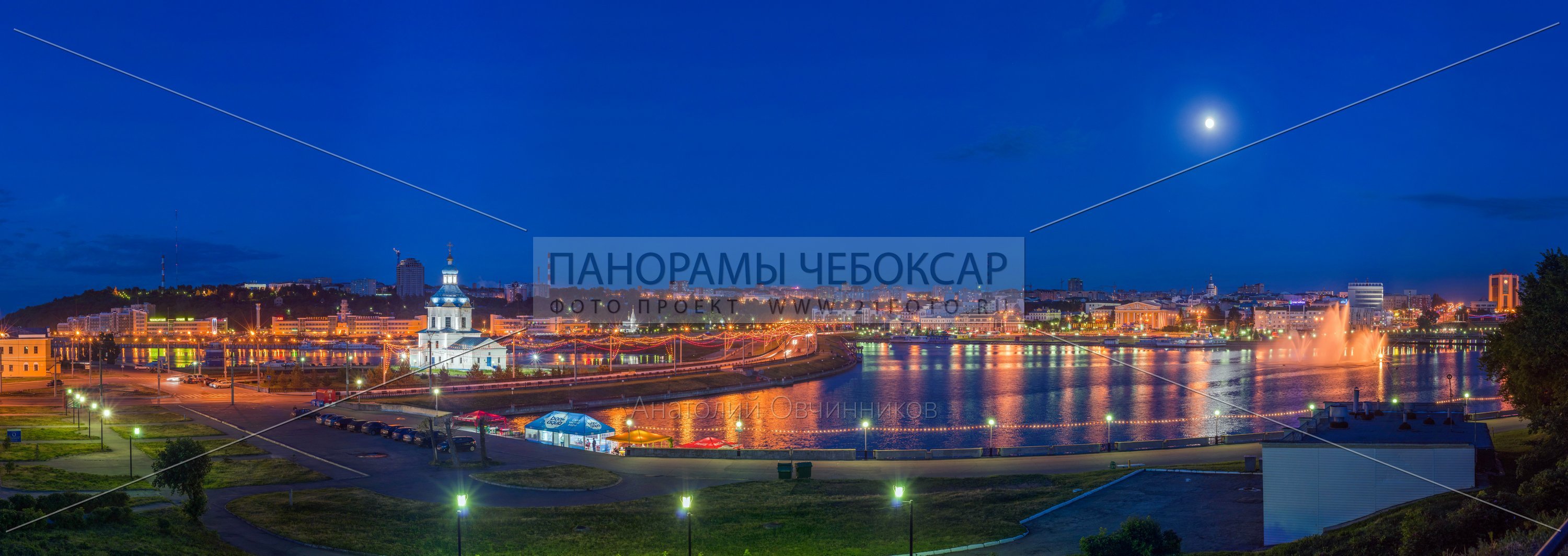 Лунная ночь на заливе