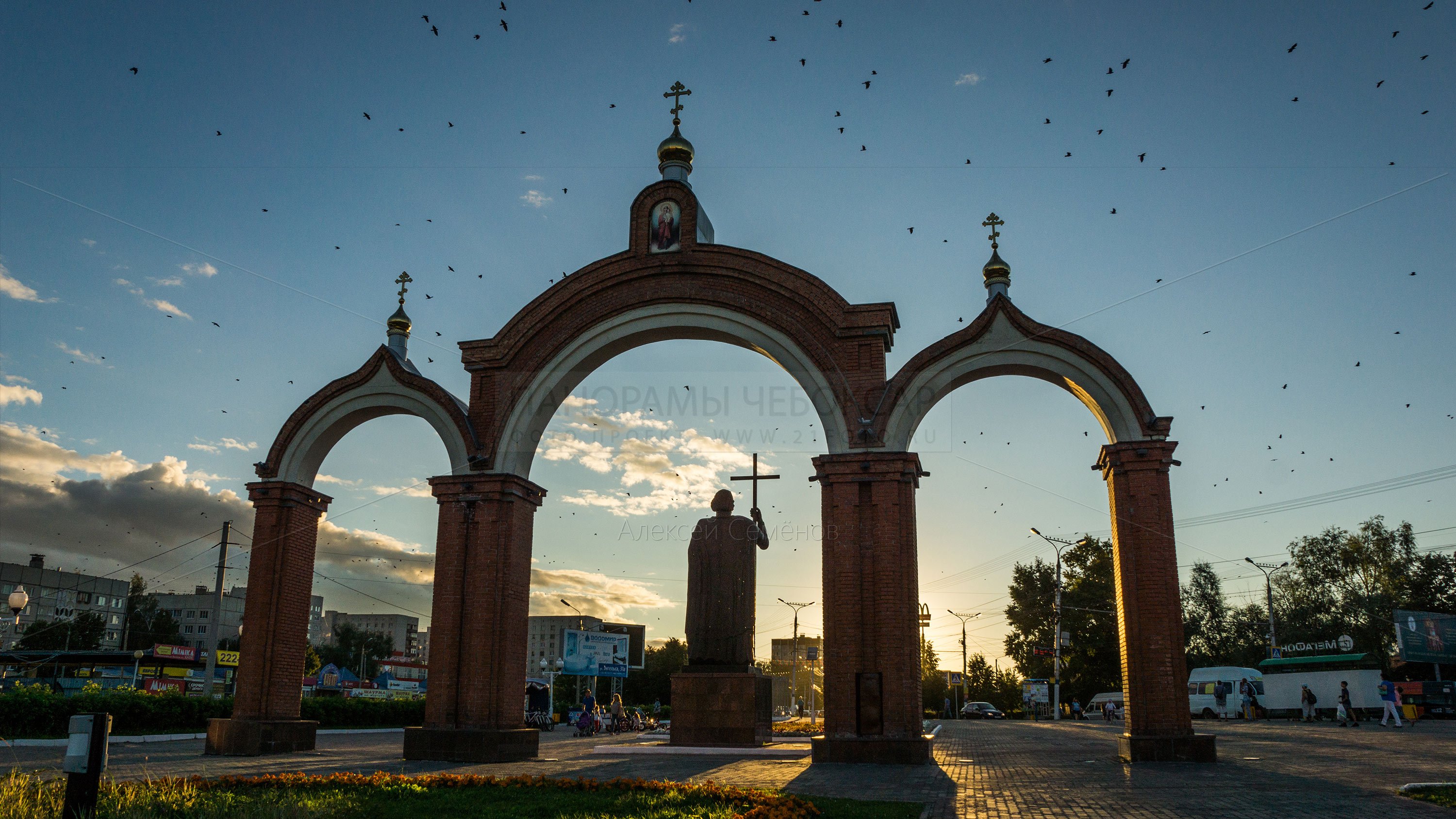 Памятник Князю Владимиру Новочебоксарск 2015