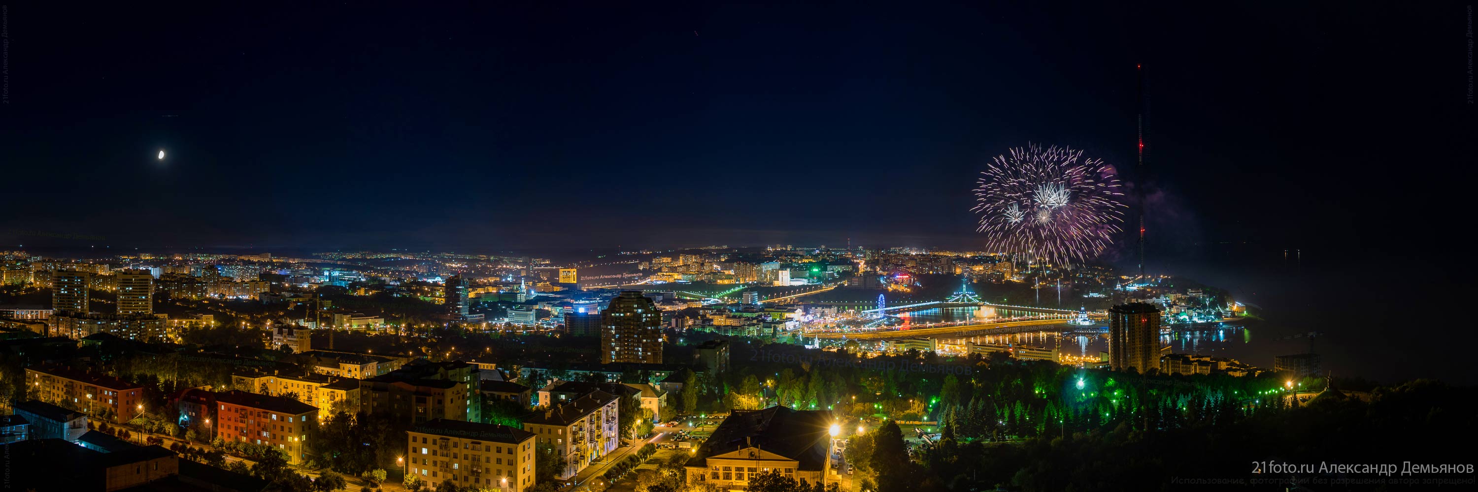 Салют в день города с ЖК Олимп