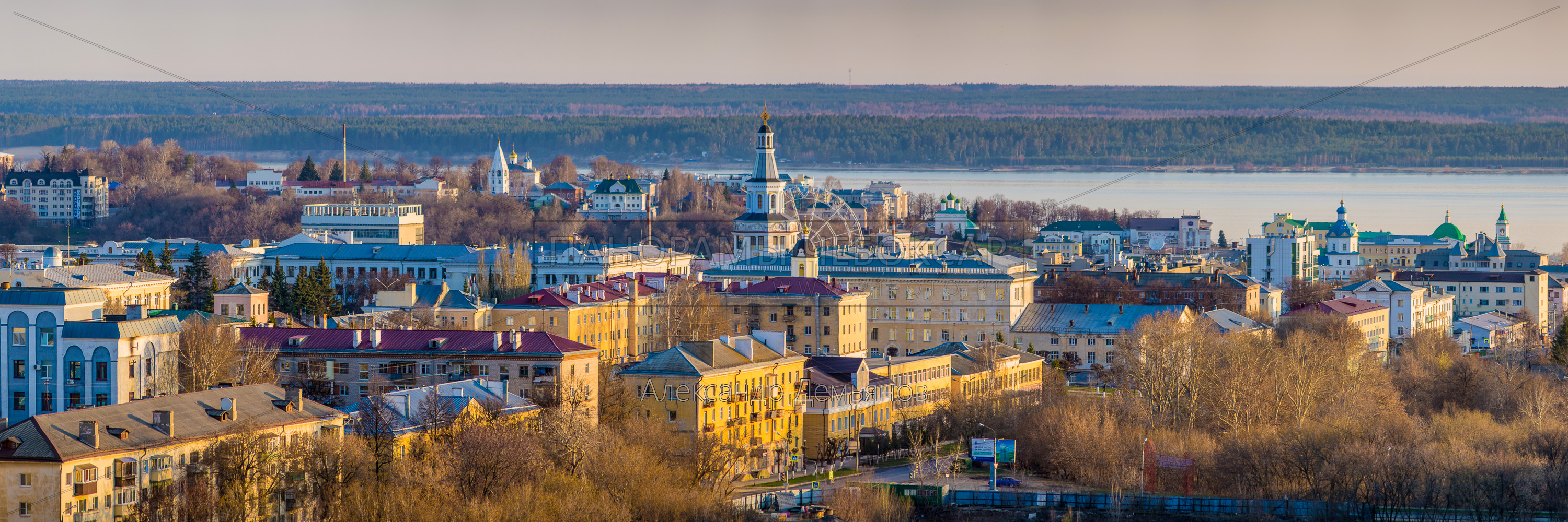 Рассвет в центре Чебоксары Весна 2019
