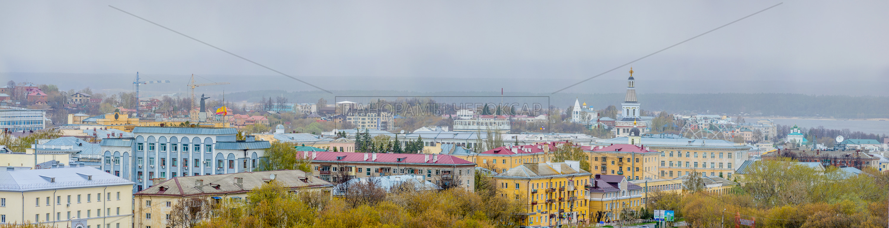 Весенний дождик в Центре Чебоксар 2019